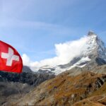 drapeau suisse avec Cervin