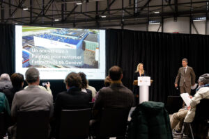 Conférence de presse à Palexpo